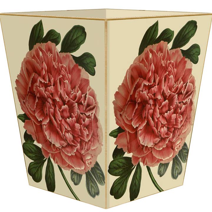 WB8872 - Grand Peony Papierkorb für den Großhandel von Marye-Kelley