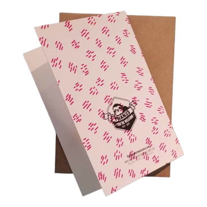 Thanks You're Welcome – postal de amizade por atacado – És a Maior das Gajas que Conheço - Cartão de Saudação 5x72