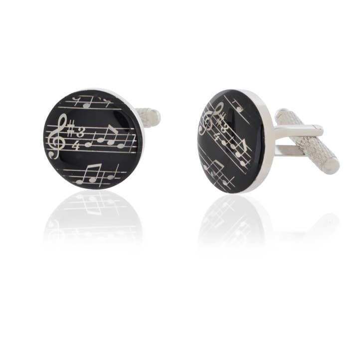Boutons de manchette Note de musique pour la vente par Cufflinks Depot
