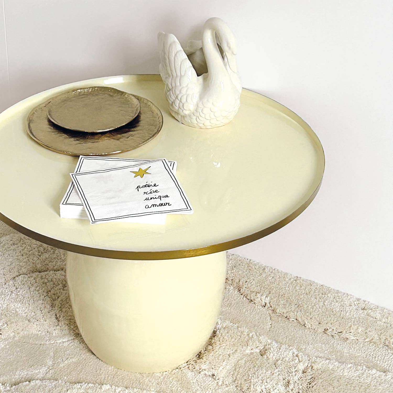 Opjet Paris - Wholesale Vase - White swan vase W20.5 D15 H20.3cm1