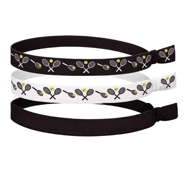 Tennishoofdbanden - set van 3 stuks voor wholesale door Born to Rally