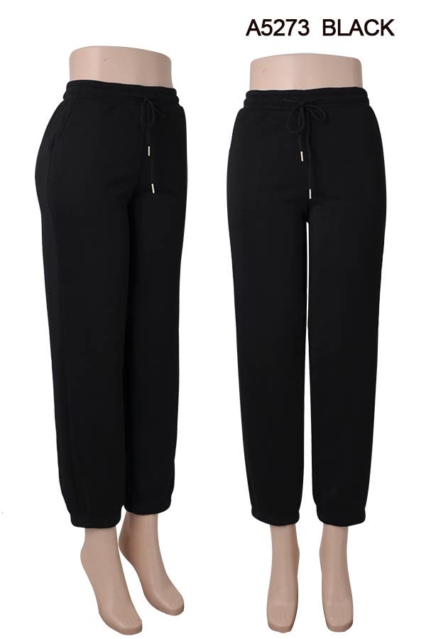 SSImport - Vendita all'ingrosso Pantaloni sportivi/da jogging - Donna - A5273 JOGGER INVERNALE FELPA INTERNA 12PZ/CONFEZIONE0