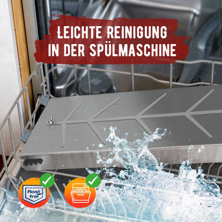 grillart® - Wholesale Grill Pan/Griddle - Premium flame-grilled salmon board made of high-quality stainless steel4