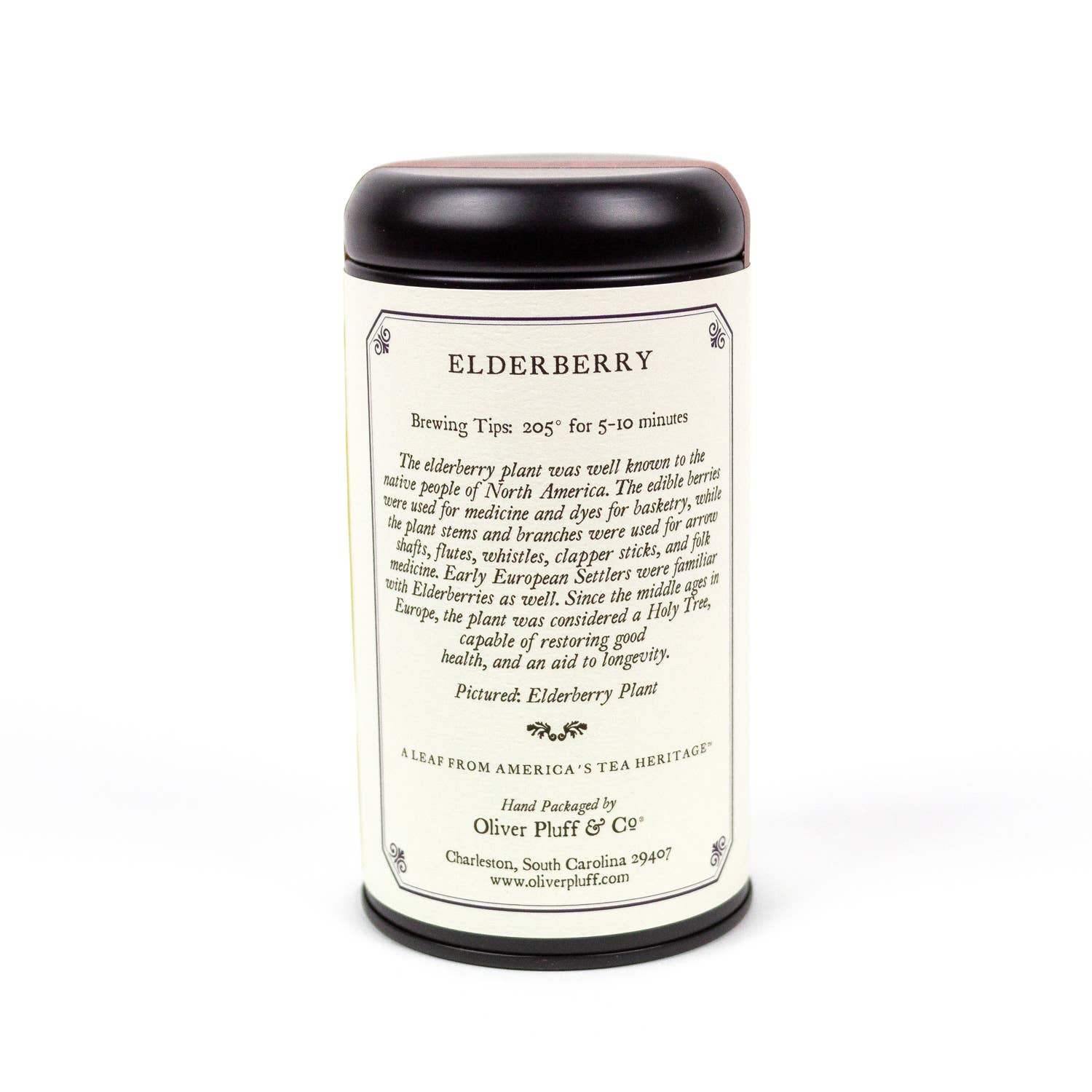Oliver Pluff & Company - Wholesale Tea Bags - Elderberry - 20 Teabags in Signature Tea Tin6