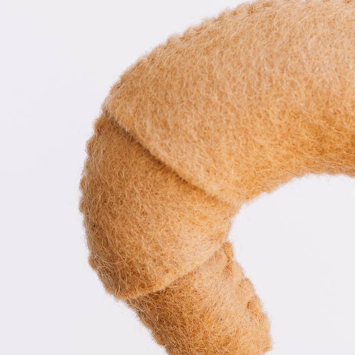 Nivas – wholesale Ornament – Handmade Croissant Felt Ornament