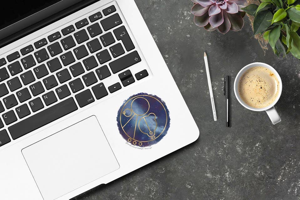 Fandemonium Design - Wholesale Sticker - 12th Doctor "Shut Up" Catchphrase Sticker1