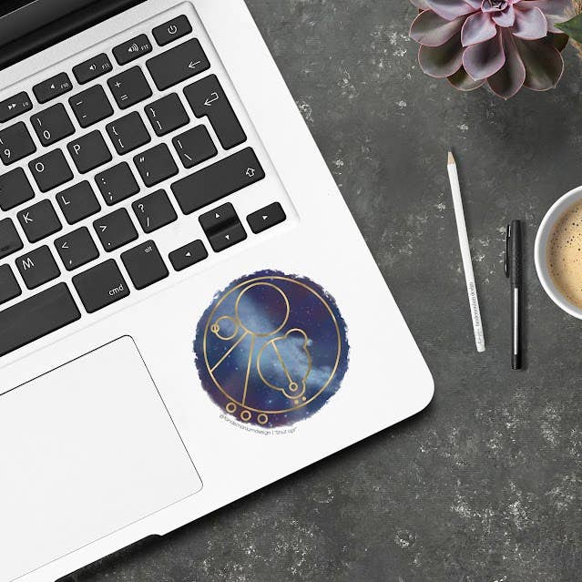 Fandemonium Design - Wholesale Sticker - 12th Doctor "Shut Up" Catchphrase Sticker1