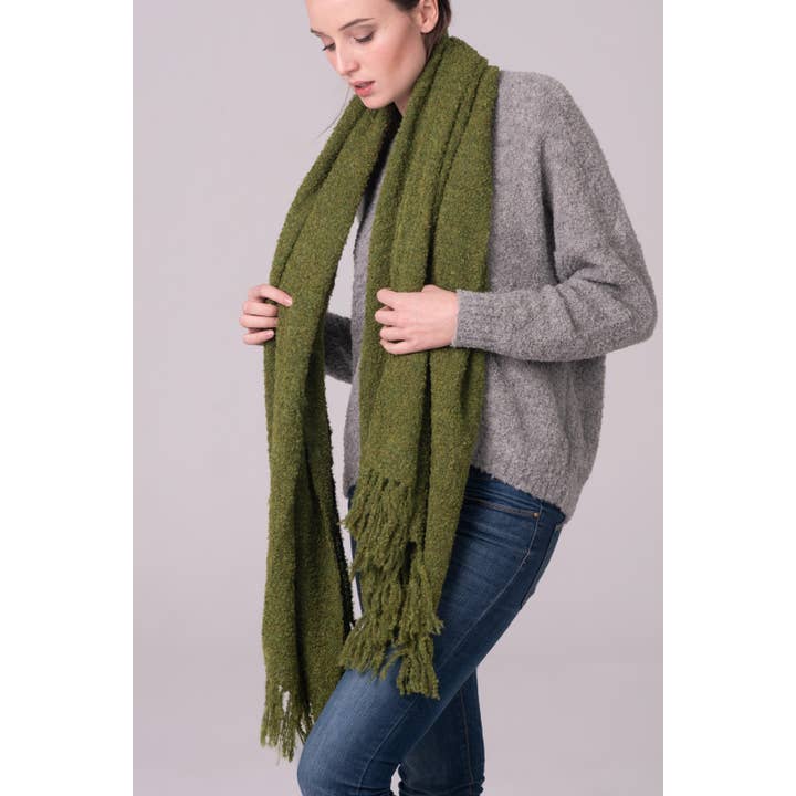 Be ALPACA - Wholesale Scarf - Women's - Bouclé Alpaca Scarf or Chall - VARIOUS COLORS8
