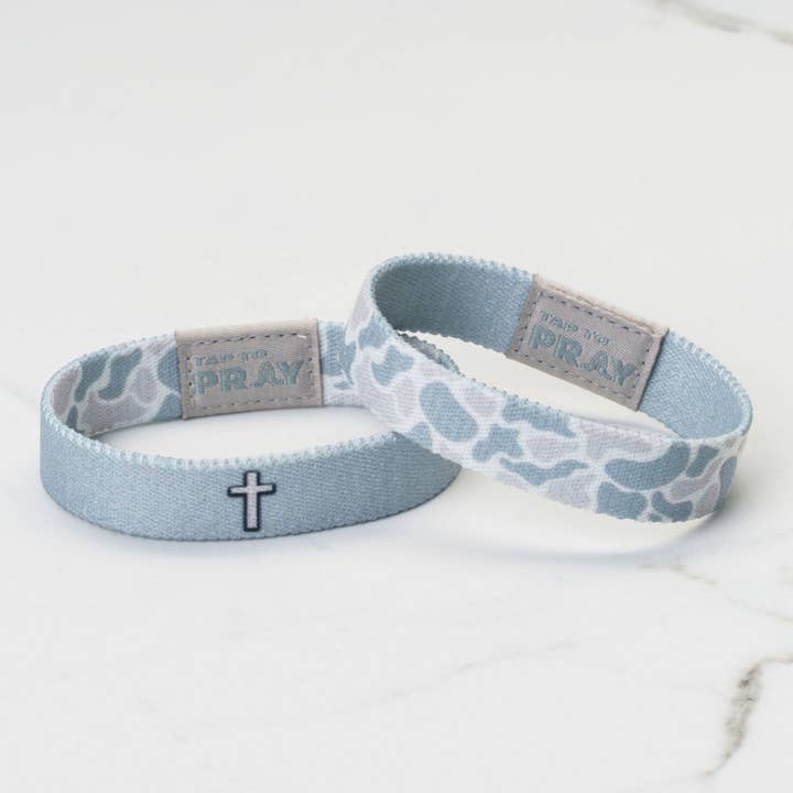 Tap To Pray® Wristband – River Rock Camo - Aspen for wholesale by Versible