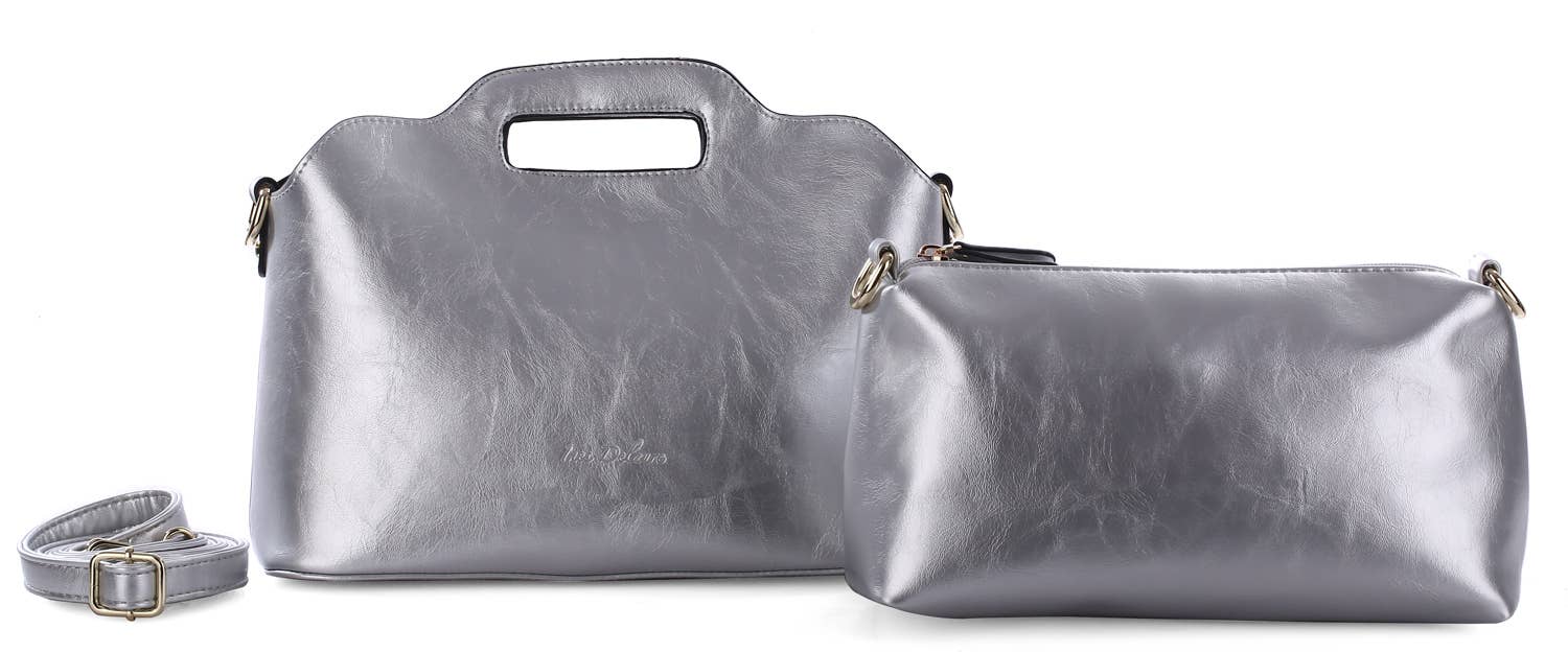 INES DELAURE – wholesale Top handle bag – women's – “Two in one” handbag1