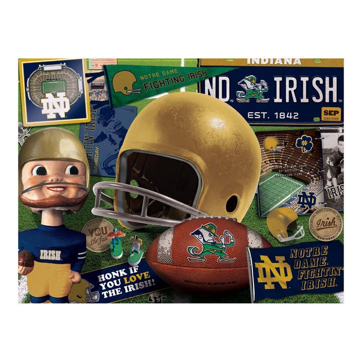 White Mountain Puzzles - Wholesale Puzzle - Adult - Notre Dame Fighting Irish 500 Piece Jigsaw Puzzle