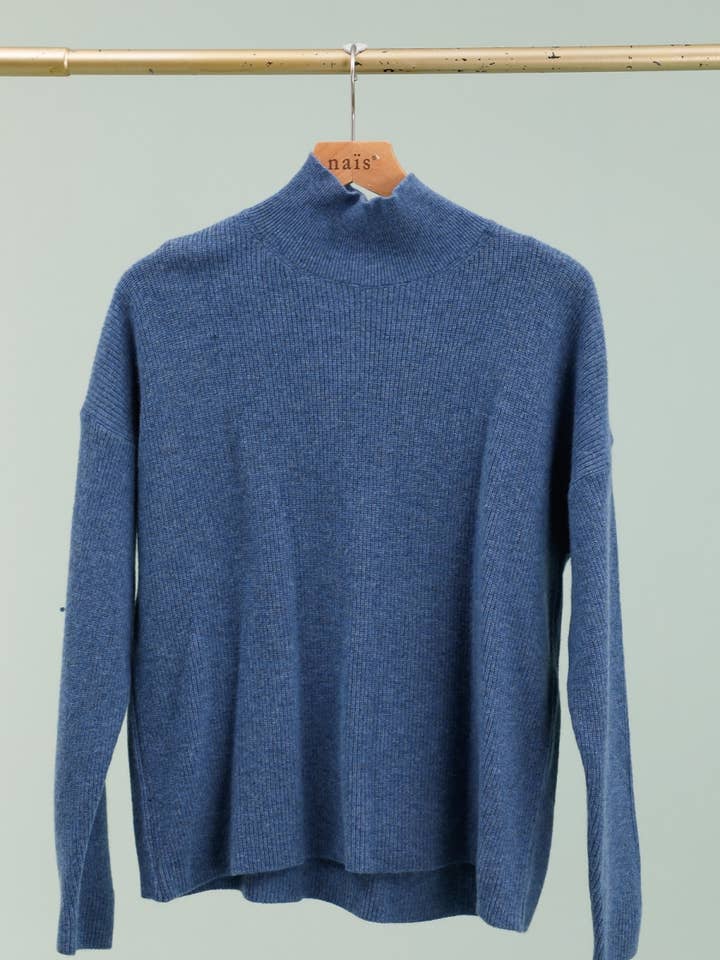 NAÏS PARIS - Wholesale Knit Sweater - Women's - High-neck long-sleeve sweater 100% extra fine merino wool9