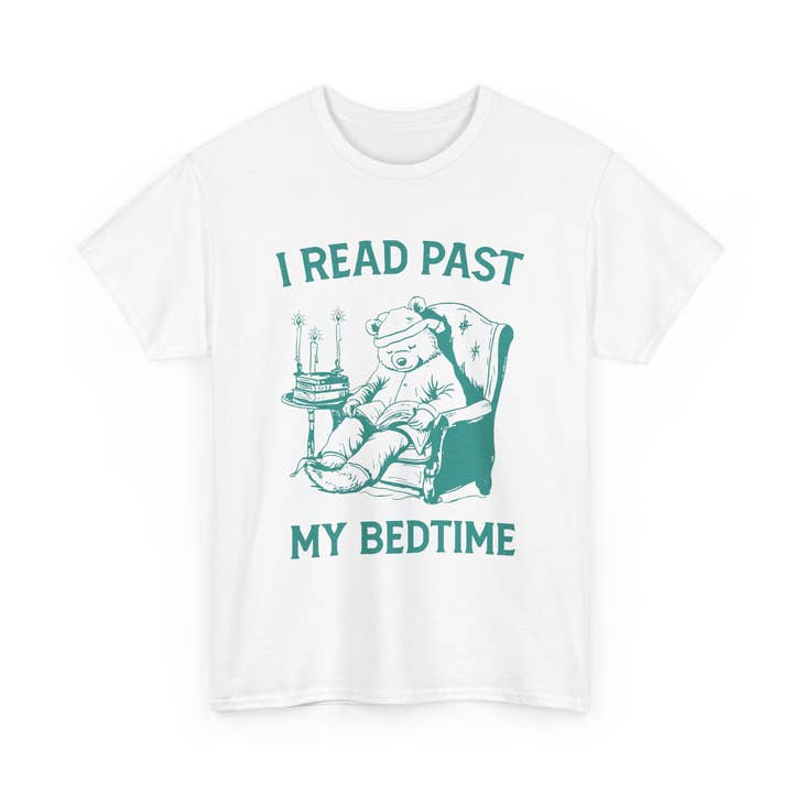 NVC Ecommerce LLC - Wholesale T-Shirt (Graphic) - Unisex - I Read Past My Bedtime Shirt, Funny Book Lovers Shirt0