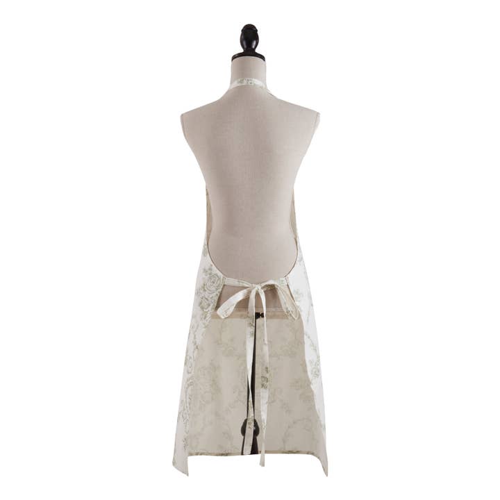 Saro Lifestyle - Wholesale Apron - Charming Toile Floral Apron4