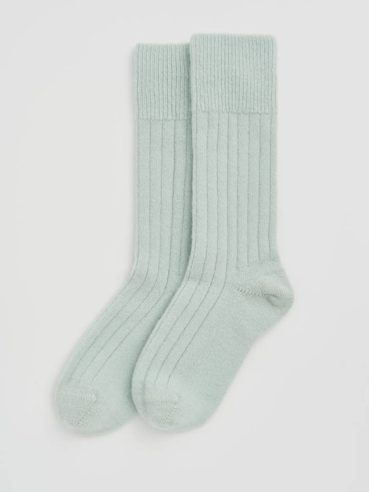 Calcetines de cama de merino menta invernal para venta al por mayor de Pairs Socks