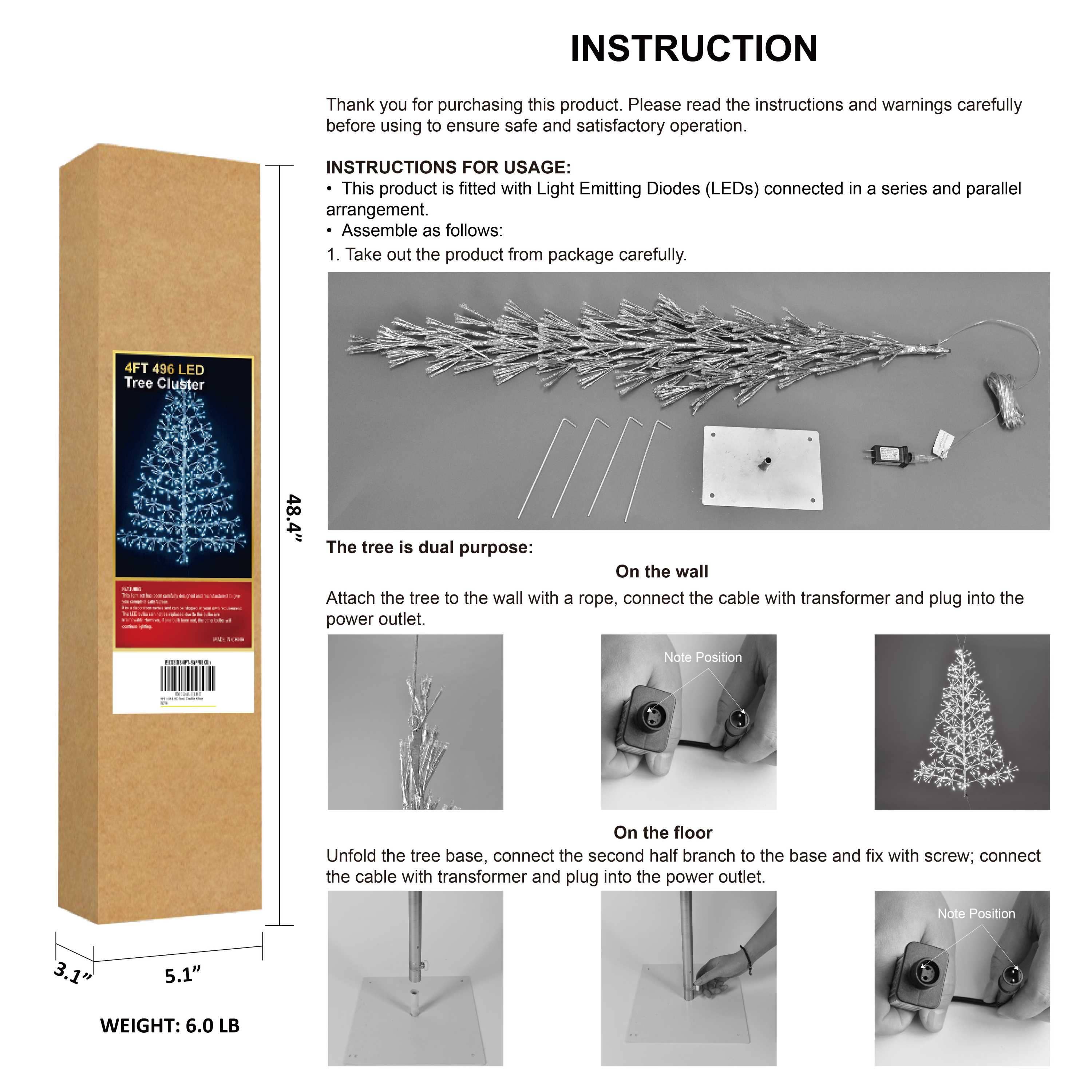 LIGHTSHARE - Wholesale Artificial Christmas Tree - Artificial Christmas Tree Light with Silver and Golden Finis4