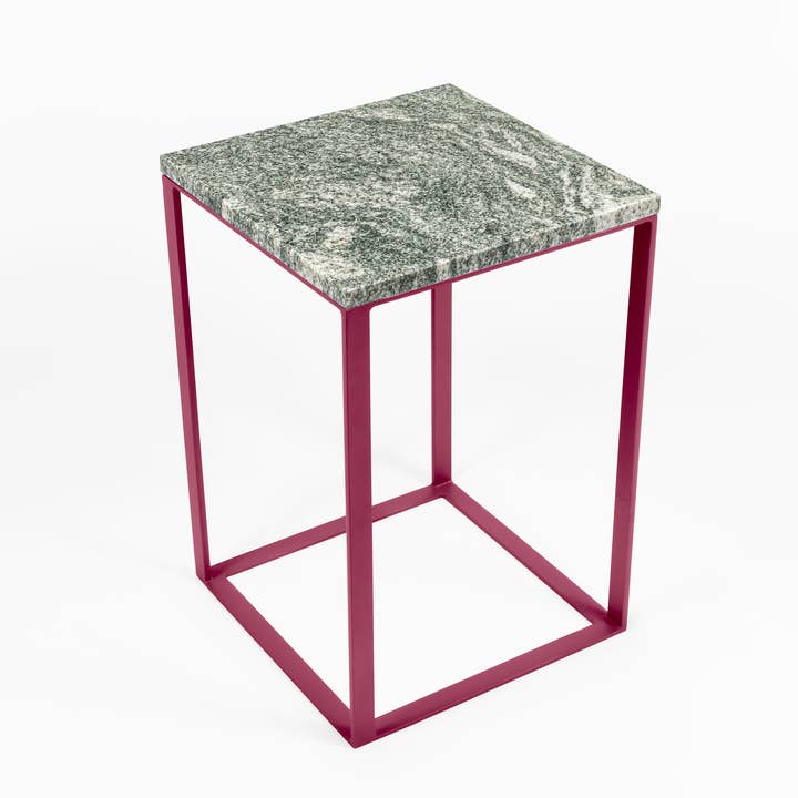 Marcel pedestal table - Verde Marina - Bordeaux for wholesale by Maison la carrière