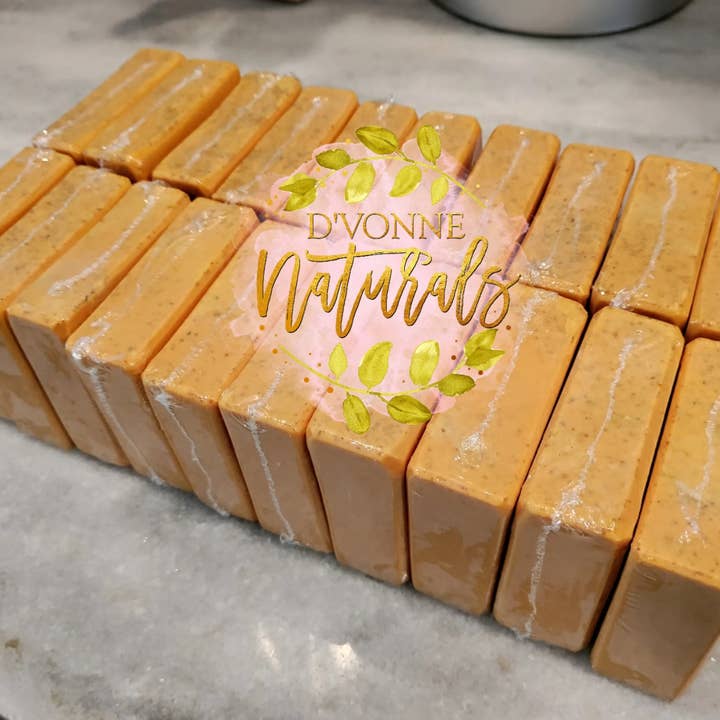 D'Vonne Naturals - Wholesale Bar Soap - Vegan Turmeric and Ginger Soap