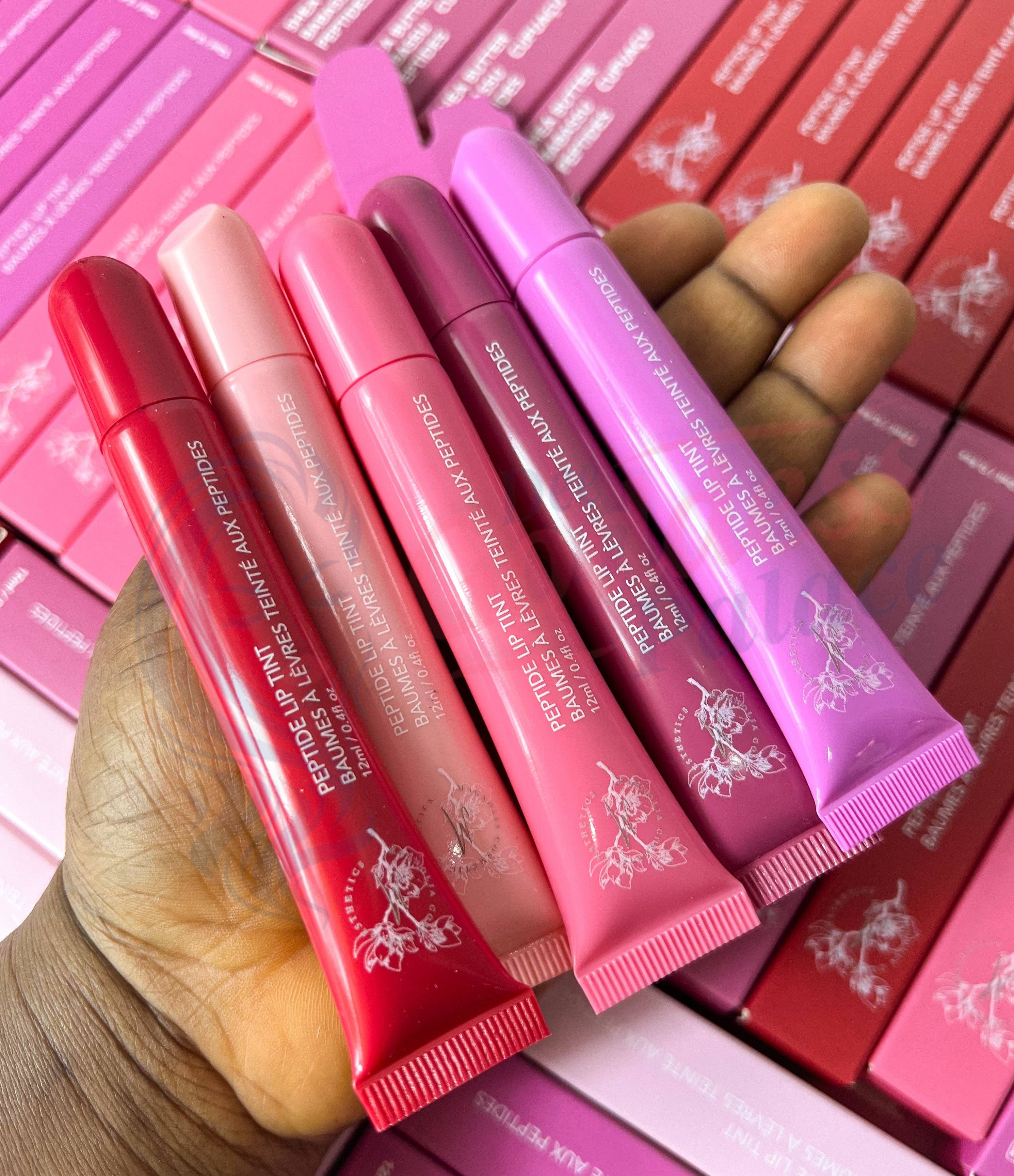 Deegoddesswholesale - Wholesale Lip Balm - 50pcs Private Label Peptide Glossy Lip Tint Balm5