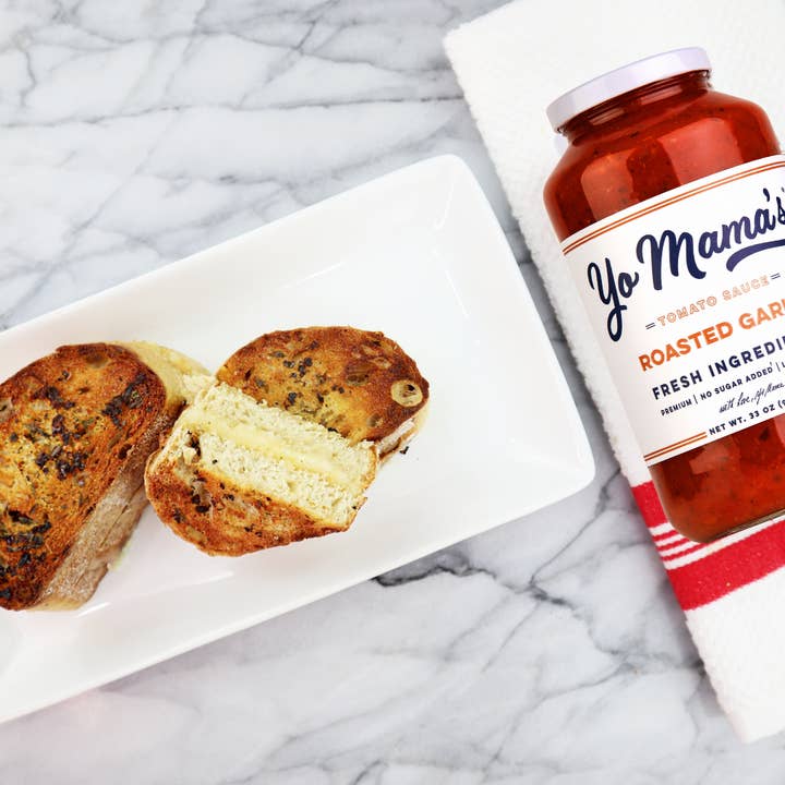 Yo Mama's Foods - Wholesale Sauce - 33 OZ Roasted Garlic4