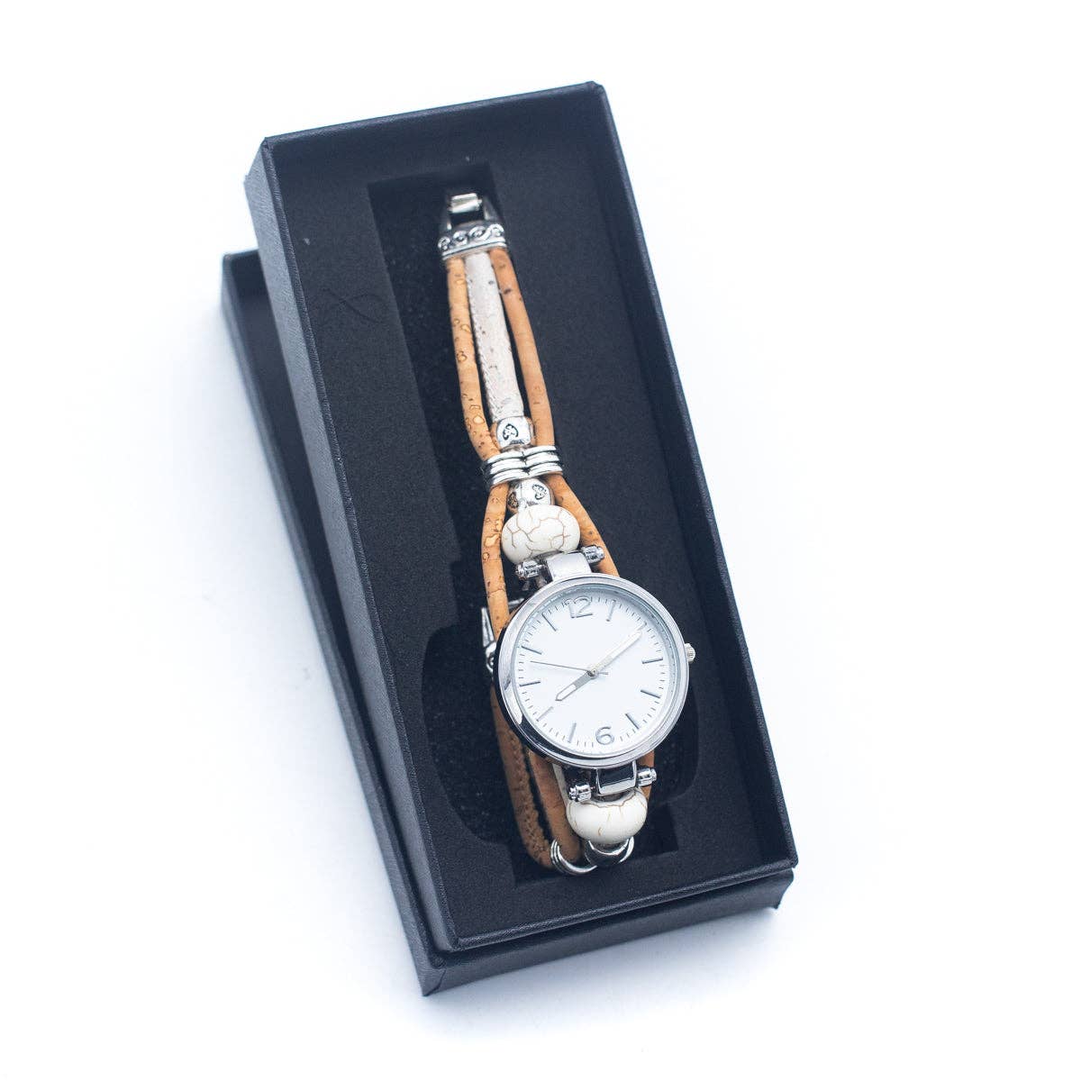 Meninas Bonitas Cork - Wholesale Wrist Watch - Women's - Handmade cork watch for women WA-255-RANDOM BOX2