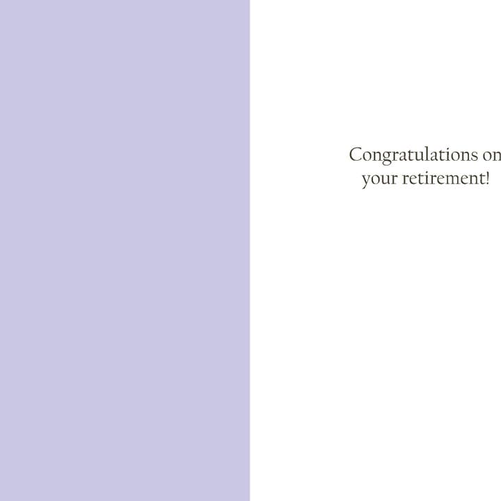 Wholesalegreetingcards.co – wholesale Retirement card – Wonderful Wishes - Retirement Greeting Card1