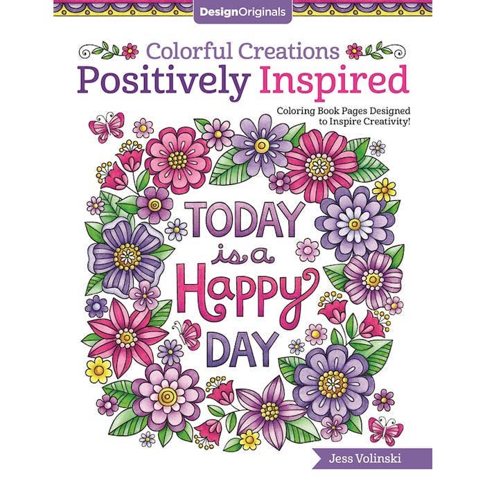 Coloring Book - Positively Inspired for wholesale by Wellspring