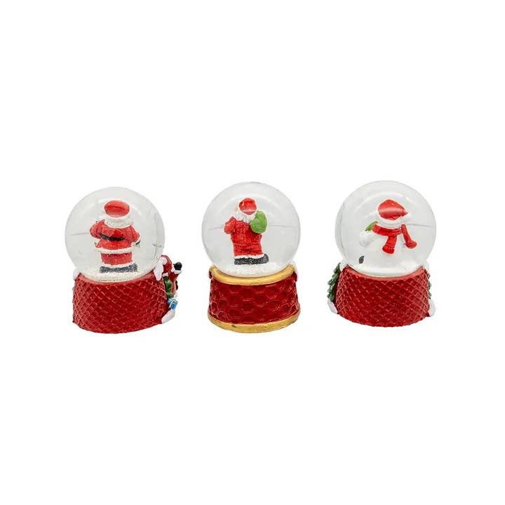 Kurt S. Adler, Inc. - Wholesale Ornament - 45mm Santa/Snowman Water Globes 3 Assorted#2