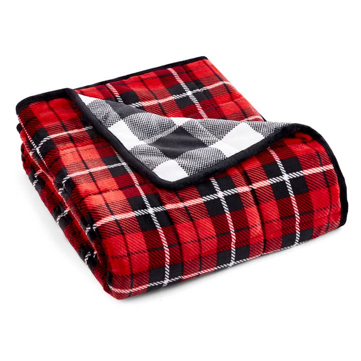 Sutton Home Fashions LLC - Wholesale Throw blanket - Dreamnest Velvet to Velvet Weighted Throw Blanket19