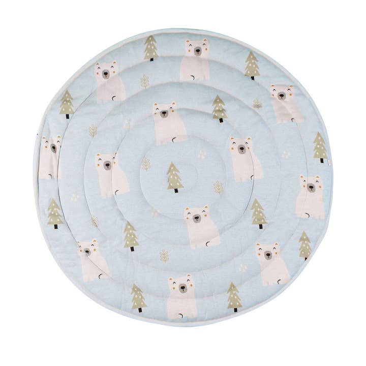 Set de 8 tapetes acolchados de algodón para venta al por mayor de Bishy Bishy Bash