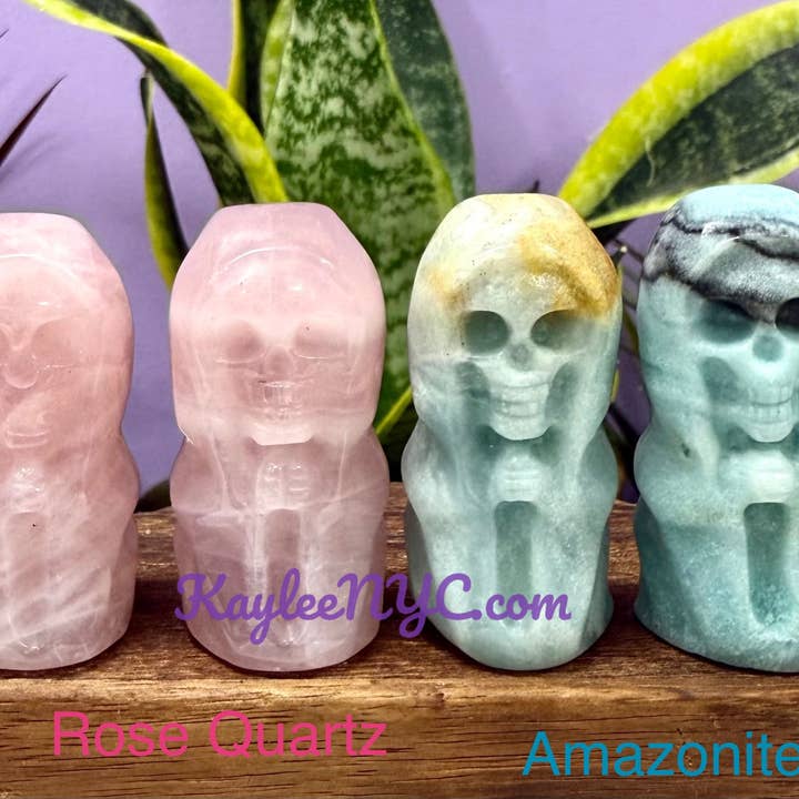 KayleeNYC - Wholesale Spiritual Stone/Crystal - 5cm Mix Crystals Grim Reaper Healing Energy3