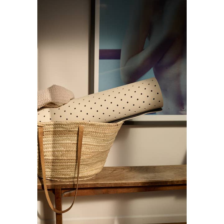 moshi moshi mind – Tapete de ioga por atacado – tapete de assinatura pontilhada6