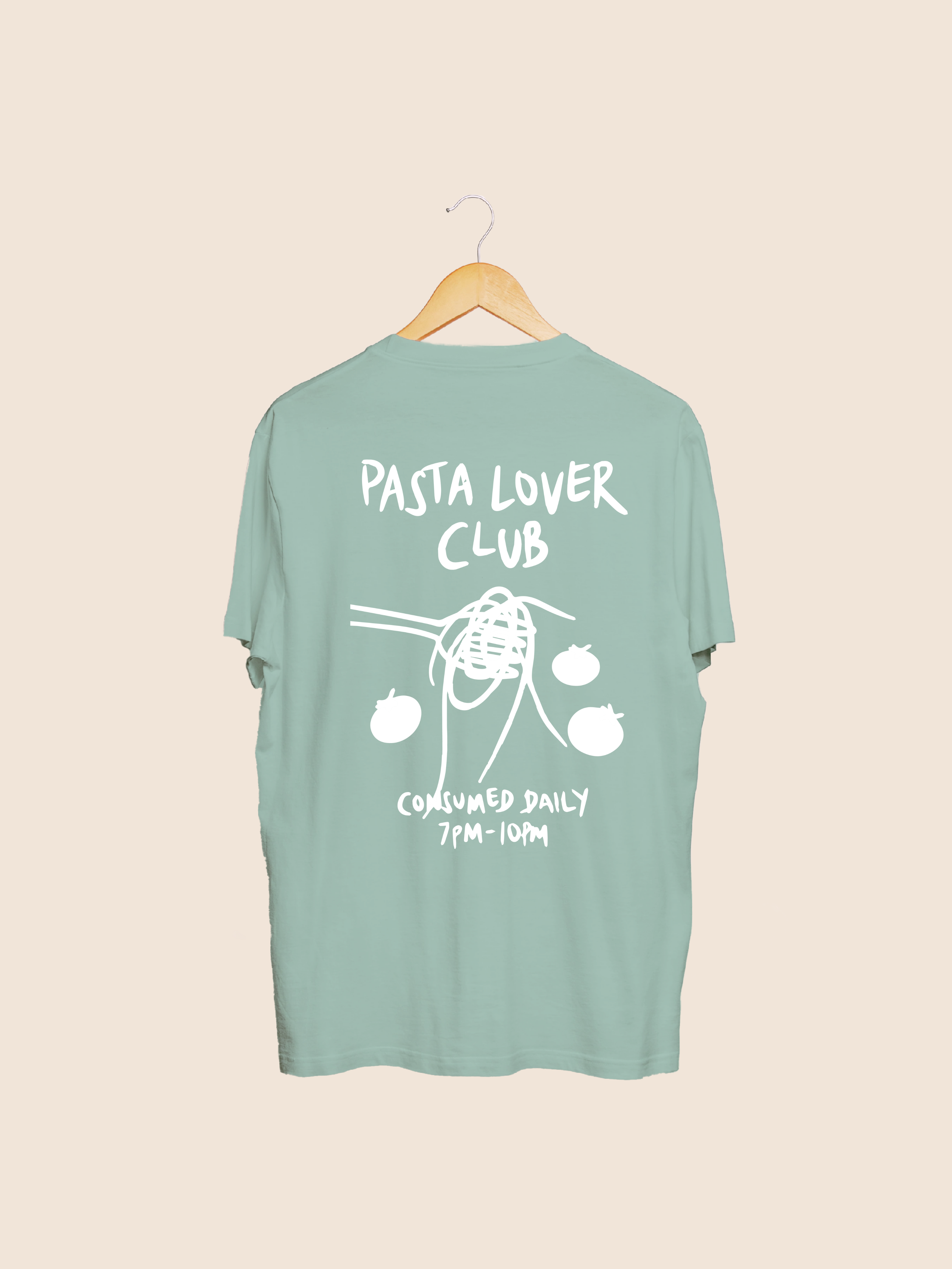 SNOC - Venta al por mayor Camiseta serigrafiada - Unisex - CAMISETA PASTA LOVER CLUB17