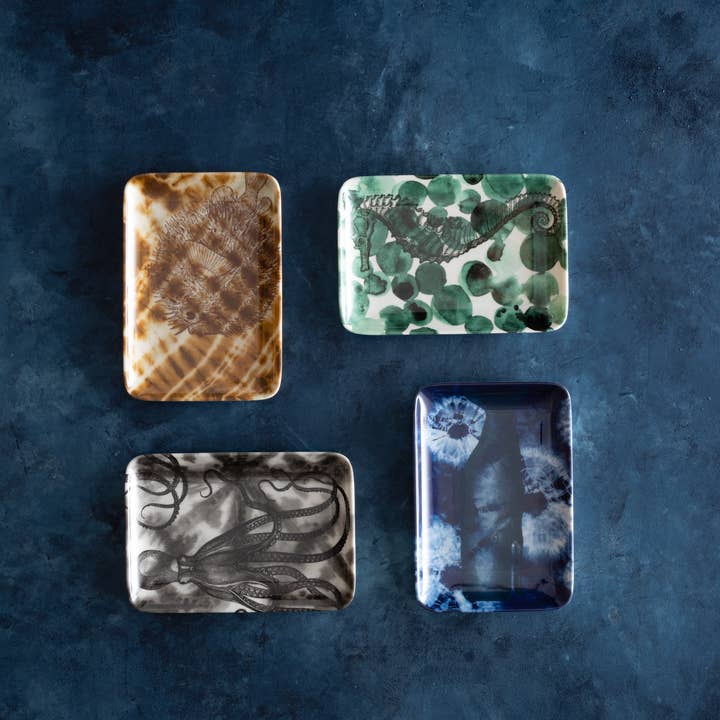 THOMASPAUL - Wholesale Decorative Tray - SHIBORI OCTOPUS SOAP DISH/TRAY1