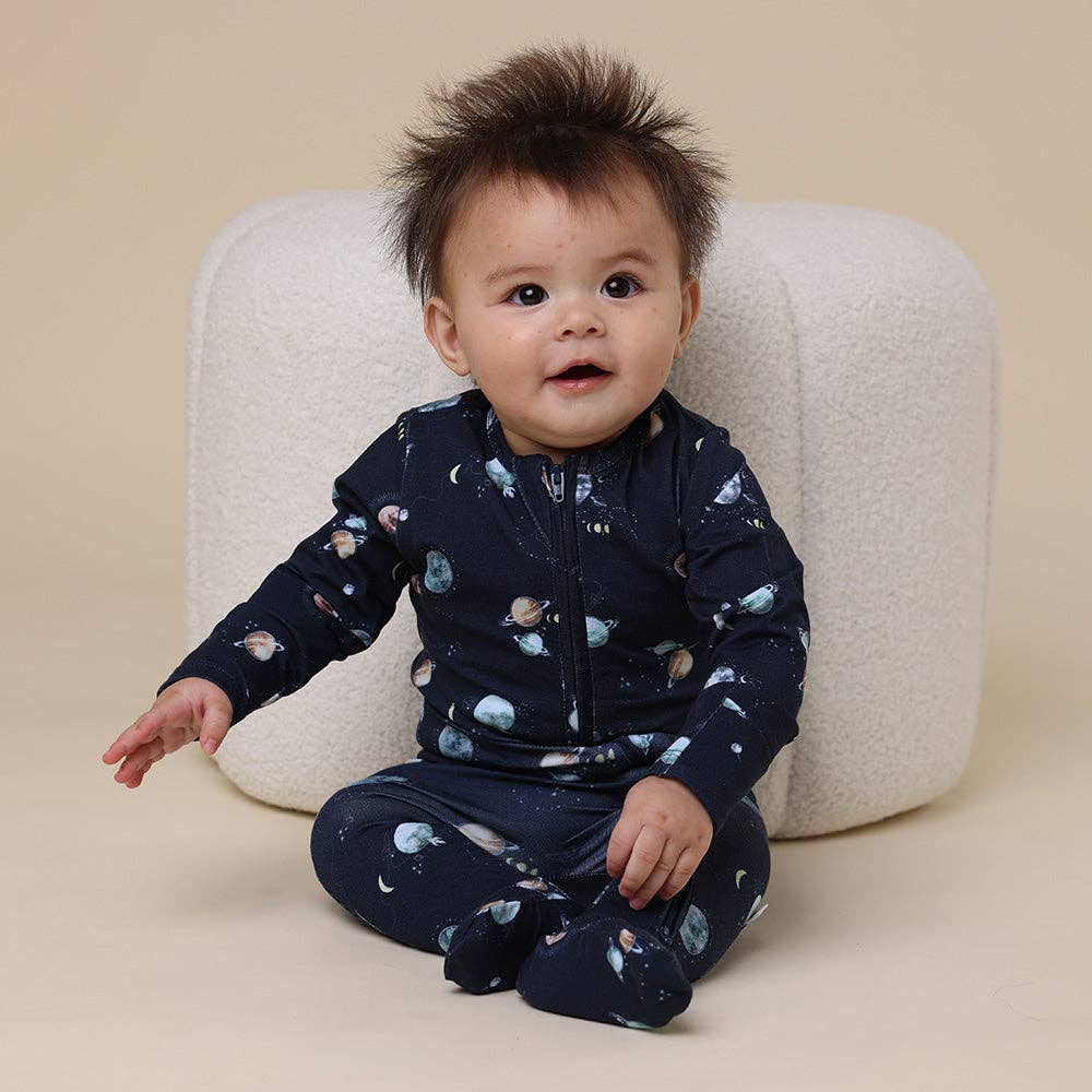 Snuggle Hunny - Wholesale Sleepsuit - Baby - Milky Way Organic Snuggle Sleepsuit Zip Footie9