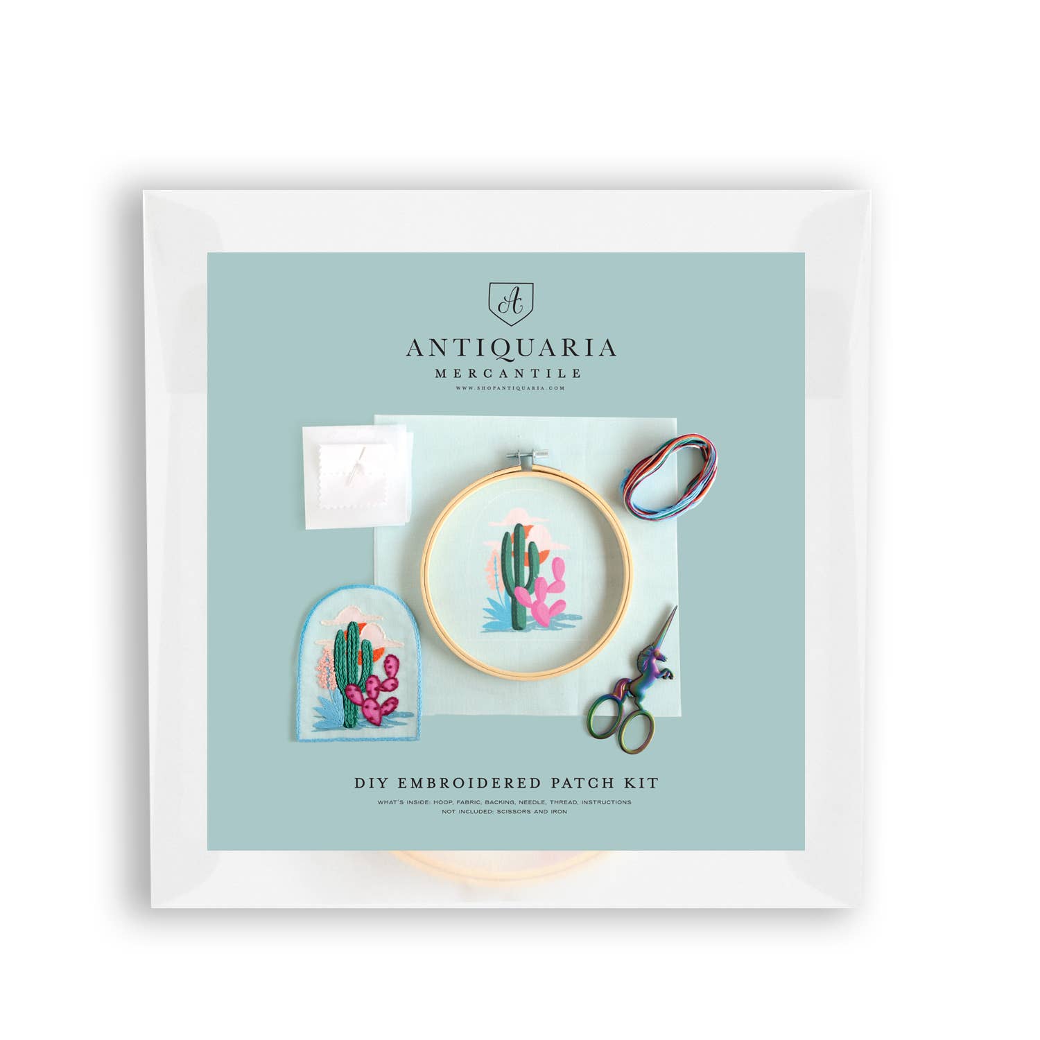 Antiquaria - Vente Accessoire de broderie/point de croix - Kit de bricolage : Kit de broderie de cactus1