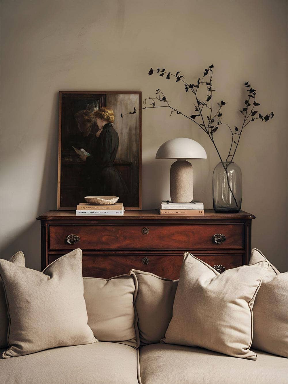 Modern Antique Prints - Wholesale Art Print - The Letter – Dark Academia Portrait2