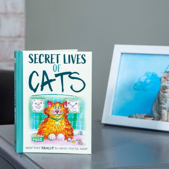 The Secret Lives Of Cats: Gift Book For Cat Lovers for wholesale by Boxer Gifts EU