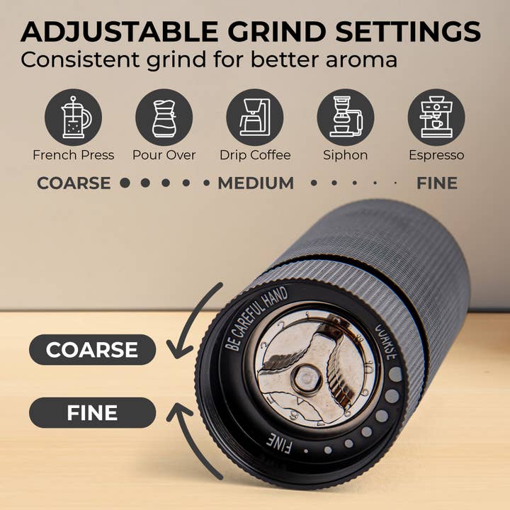 Kaffe - Wholesale Coffee Grinder - Kaffe Handheld Manual Burr Coffee Grinder - KF2071