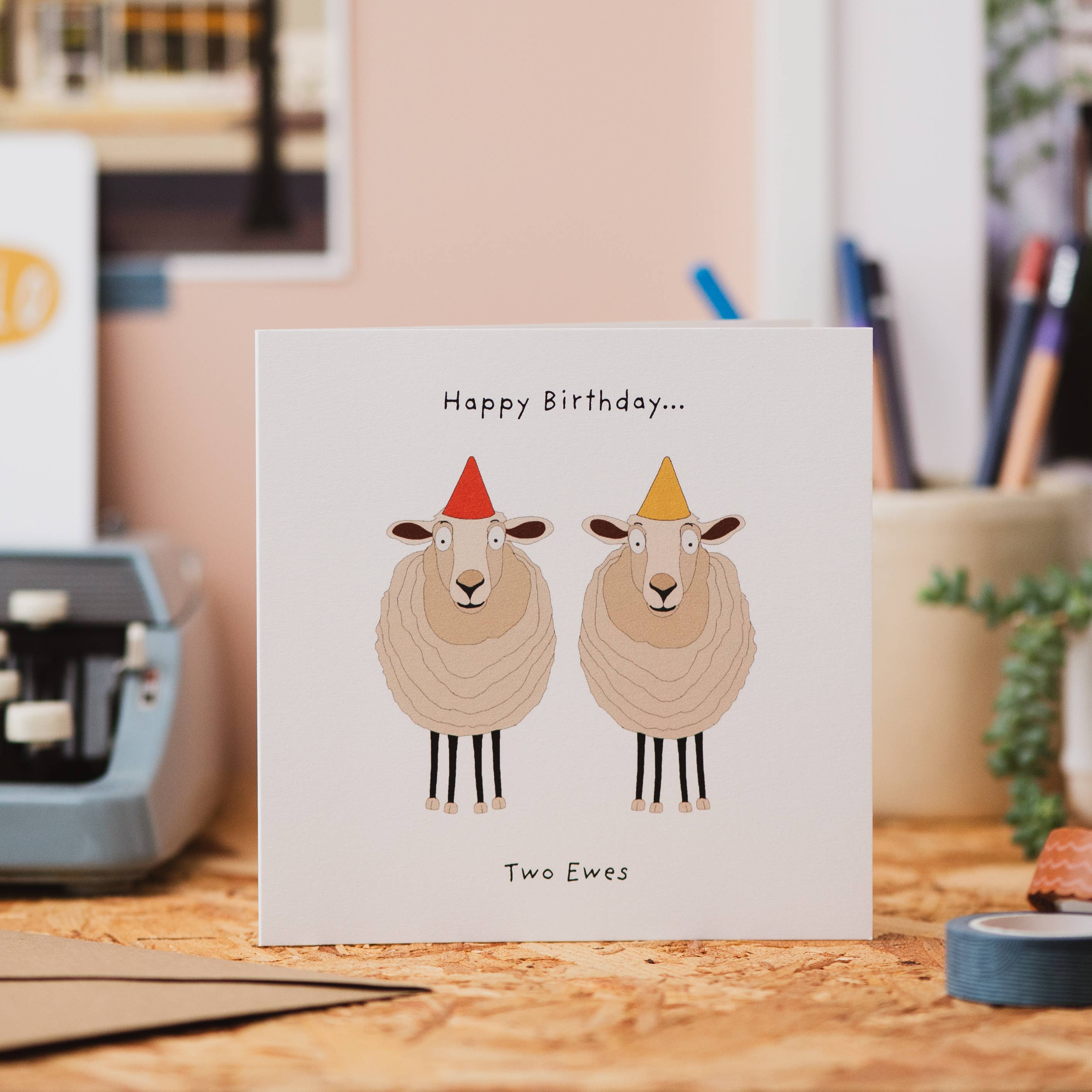 Not at all Jack – wholesale Birthday card – Two ewes birthday card1