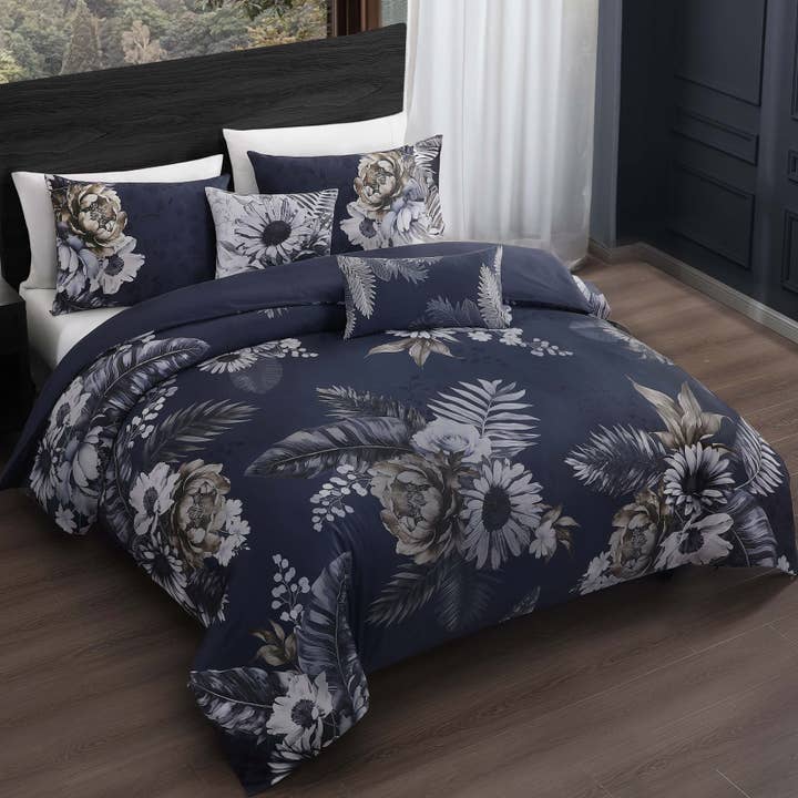 Bebejan - Wholesale Bedding Set - Evermore 5 Piece Reversible Comforter Set6