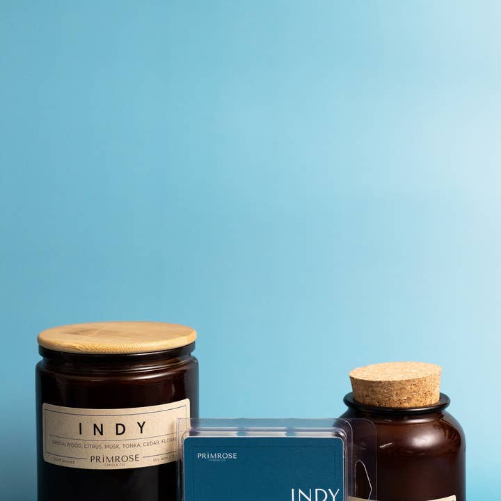 Primrose Candle Company – Großhandel Kerze im Glas / gefüllte Kerze – INDY1