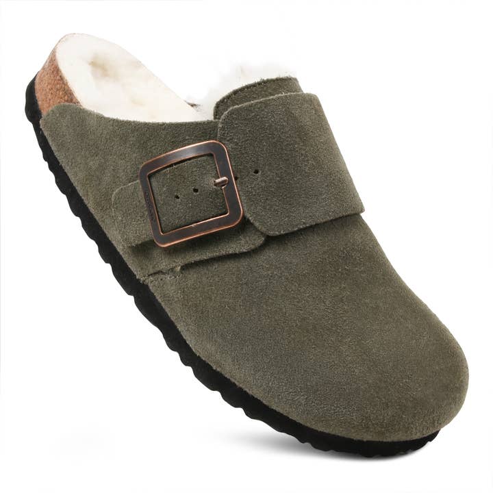Aerothotic - Wholesale Clogs - Women's - Aerothotic Atlas Fur Genuine Leather Fur Lined Women Clogs 2