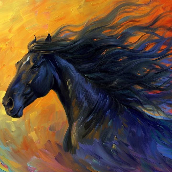 Midnight Stallion for wholesale by Paint with Number