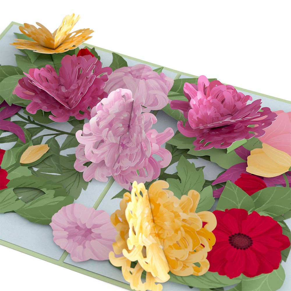 Lovepop Cards - Wholesale Everyday Greeting Card - Flower Patch Card, 5x7" Pop-Up Cards, Vintage, Vase0