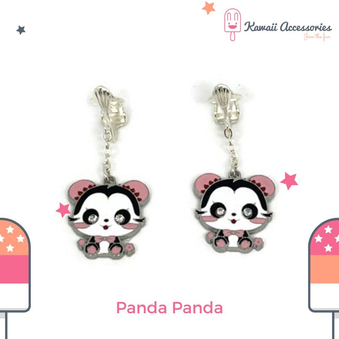 Kawaii Accessories by Kuroji - Wholesale Jewelry Set - Charming Panda Panda - Kawaii accessory set3