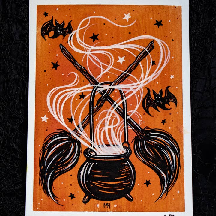 Cast a Spell Giclee Print for wholesale by Meagan Meli Illustration