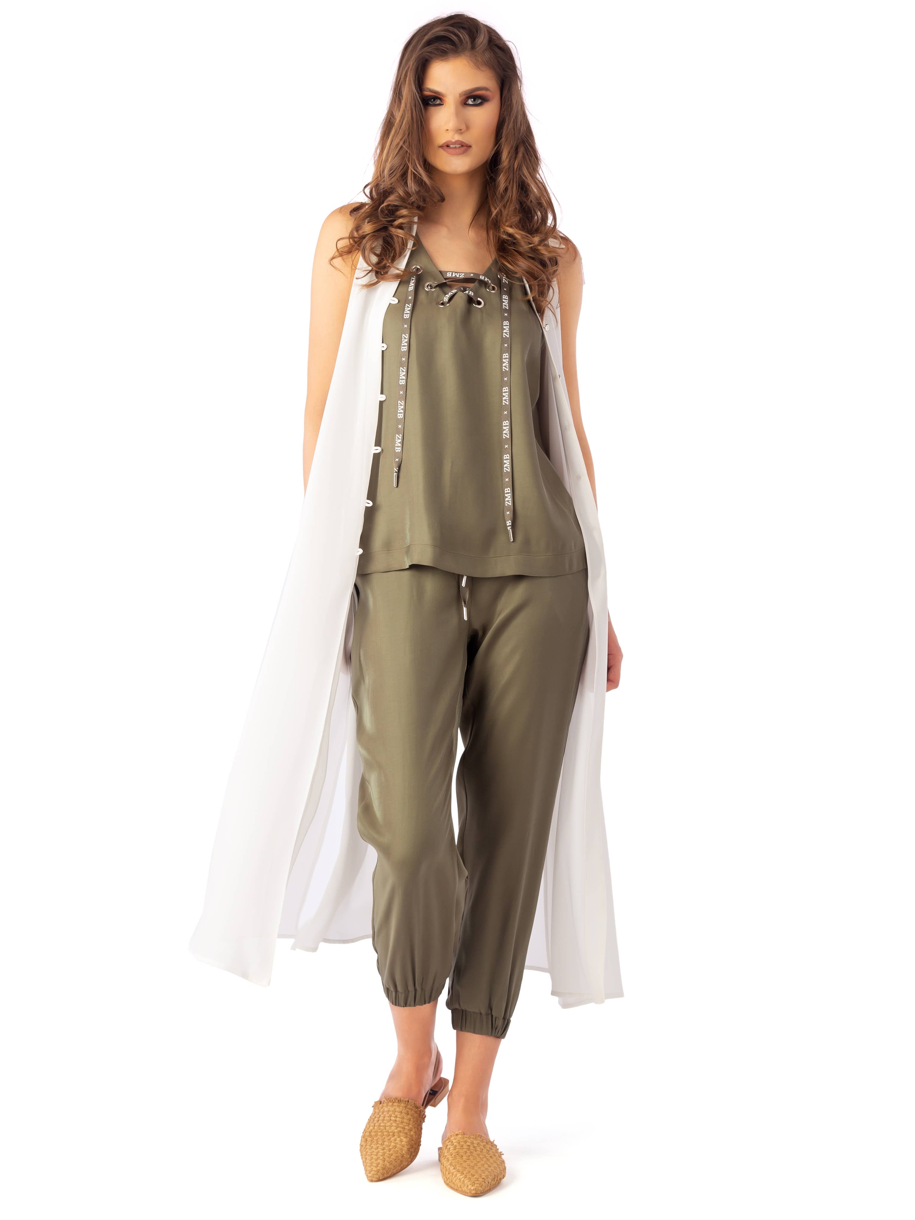 ZUMBI Fashion Store - Wholesale Tunic - Women's - Long chiffon shirt-style tunic1