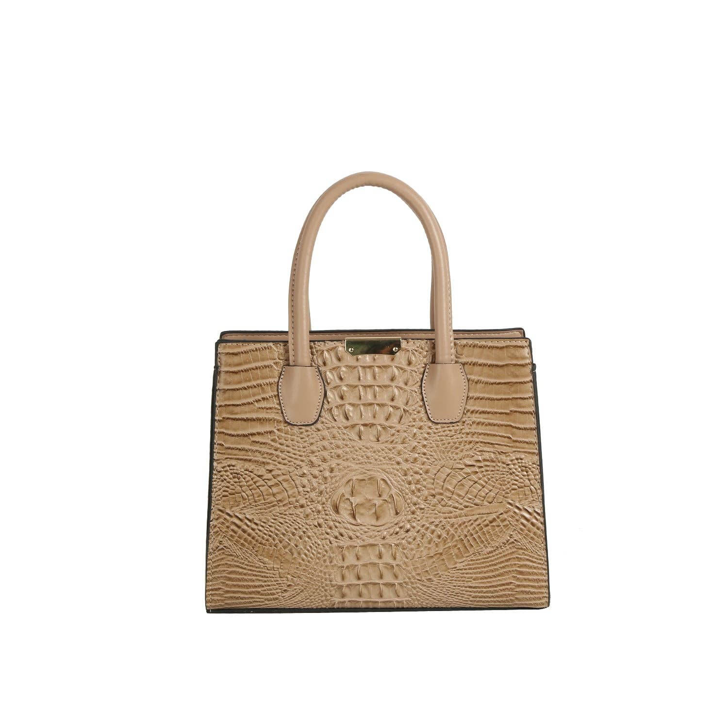 Handbag Factory Corp – wholesale Tote bag – Women's – Crocodile Embossed 3-Piece Tote Set4