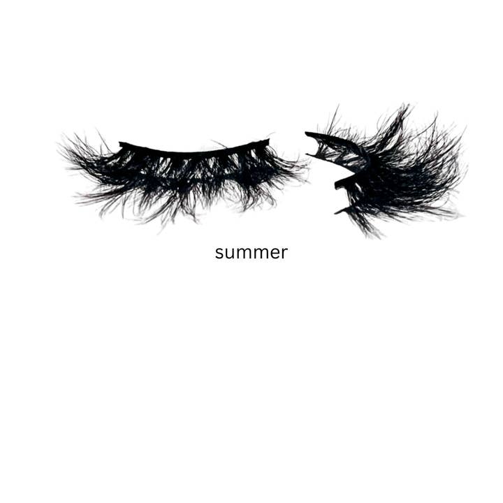 Tiras de pestañas de visón para verano, 20 mm para venta al por mayor de LSquared Beauty & Cosmetics